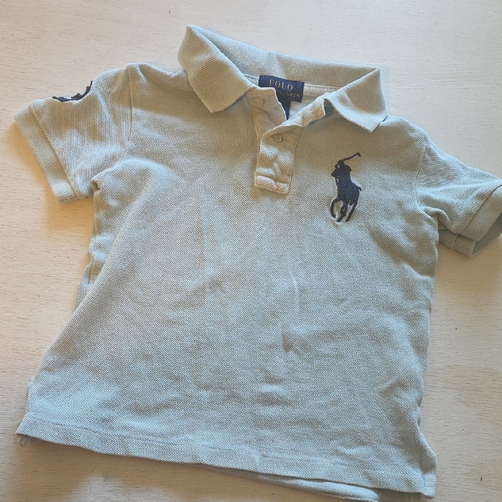 Polo by Ralph‎ Lauren Kids Light Gray Polo Shirt